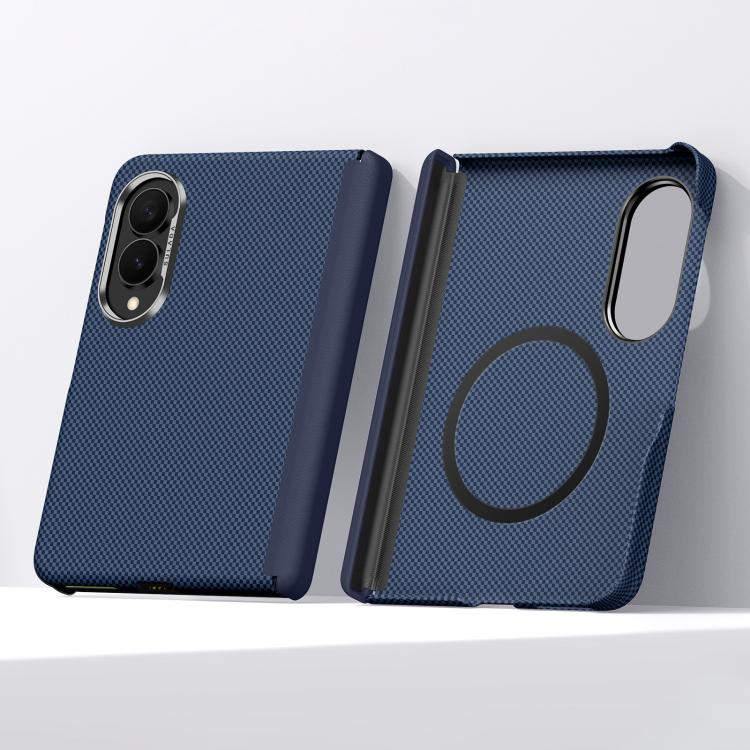 Custodia magnetica per telefono SULADA in Kevlar con motivo a griglia e texture effetto pelle., For Galaxy Z Fold8 5G, For Galaxy Z Fold8 Ultra 5G, For Galaxy Z Fold7 5G