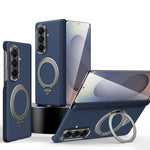 Custodia per telefono SULADA con griglia in Kevlar, piacevole al tatto e supporto magnetico girevole., For Galaxy Z Fold8 5G, For Galaxy Z Fold8 Ultra 5G, For Galaxy Z Fold7 5G