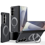 Custodia per telefono SULADA con griglia in Kevlar, piacevole al tatto e supporto magnetico girevole., For Galaxy Z Fold8 5G, For Galaxy Z Fold8 Ultra 5G, For Galaxy Z Fold7 5G