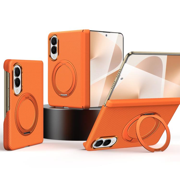 Custodia per telefono SULADA con griglia in Kevlar, piacevole al tatto e supporto magnetico girevole., For Galaxy Z Fold8 5G, For Galaxy Z Fold8 Ultra 5G, For Galaxy Z Fold7 5G