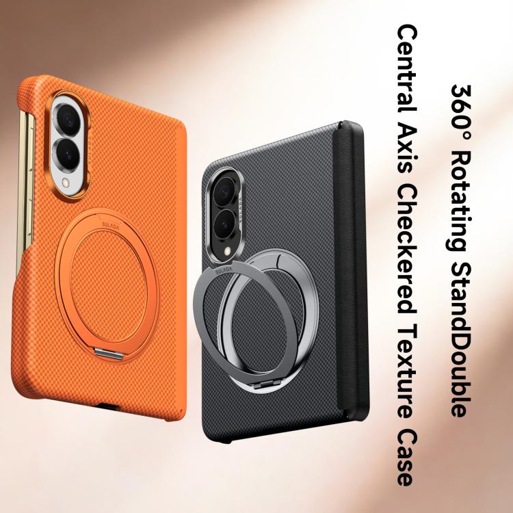 Custodia per telefono SULADA con griglia in Kevlar, piacevole al tatto e supporto magnetico girevole., For Galaxy Z Fold8 5G, For Galaxy Z Fold8 Ultra 5G, For Galaxy Z Fold7 5G