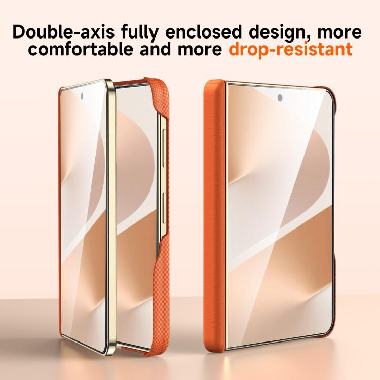 Custodia per telefono SULADA con griglia in Kevlar, piacevole al tatto e supporto magnetico girevole., For Galaxy Z Fold8 5G, For Galaxy Z Fold8 Ultra 5G, For Galaxy Z Fold7 5G