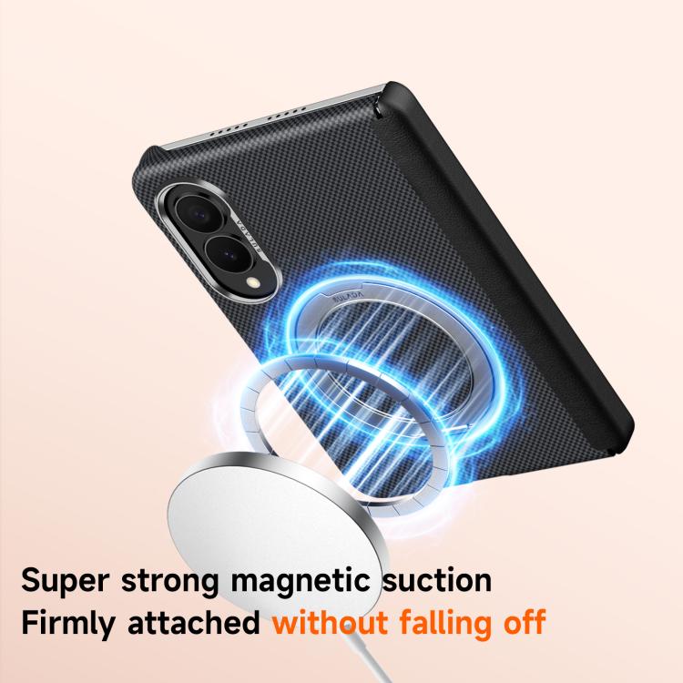 Custodia per telefono SULADA con griglia in Kevlar, piacevole al tatto e supporto magnetico girevole., For Galaxy Z Fold8 5G, For Galaxy Z Fold8 Ultra 5G, For Galaxy Z Fold7 5G