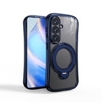 Custodia per telefono con supporto girevole a 360 gradi e placcatura magnetica., For Samsung Galaxy S26+ 5G, For Samsung Galaxy S26 Ultra 5G, For Samsung Galaxy S26 5G