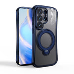 Custodia per telefono con supporto girevole a 360 gradi e placcatura magnetica., For Samsung Galaxy S26+ 5G, For Samsung Galaxy S26 Ultra 5G, For Samsung Galaxy S26 5G