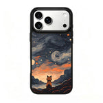 Custodia magnetica in silicone per telefono con stampa colorata, For iPhone 18 Pro Max / 17 Pro Max