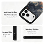 Custodia magnetica in silicone per telefono con stampa colorata, For iPhone 18 Pro Max / 17 Pro Max