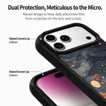 Custodia magnetica in silicone per telefono con stampa colorata, For iPhone 18 Pro Max / 17 Pro Max