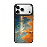 Custodia magnetica in silicone per telefono con stampa colorata, For iPhone 18 Pro Max / 17 Pro Max