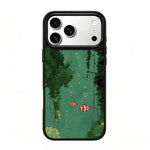 Custodia magnetica in silicone per telefono con stampa colorata, For iPhone 18 Pro / 17 Pro