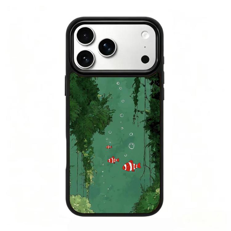 Custodia magnetica in silicone per telefono con stampa colorata, For iPhone 18 Pro / 17 Pro