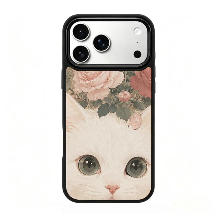 Custodia magnetica in silicone per telefono con stampa colorata, For iPhone 18 Pro / 17 Pro