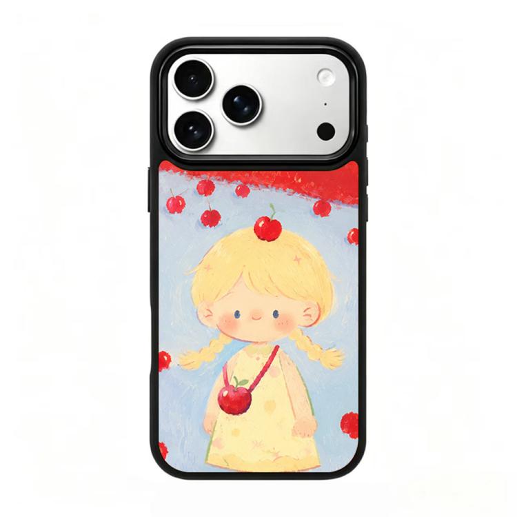 Custodia magnetica in silicone per telefono con stampa colorata, For iPhone 18 Pro / 17 Pro