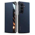 Custodia per telefono in pelle SULADA Kevlar 600D con texture e finestra, ideale per smartphone., For Galaxy Z Fold8 5G, For Galaxy Z Fold8 Ultra 5G