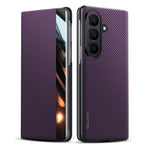 Custodia per telefono in pelle SULADA Kevlar 600D con texture e finestra, ideale per smartphone., For Galaxy Z Fold8 5G, For Galaxy Z Fold8 Ultra 5G