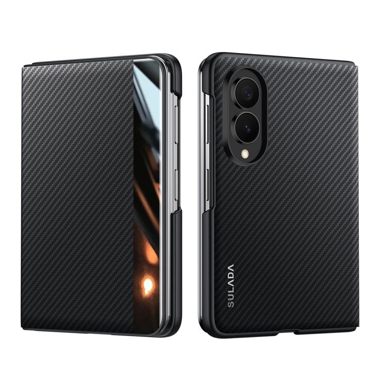 Custodia per telefono in pelle SULADA Kevlar 600D con texture e finestra, ideale per smartphone., For Galaxy Z Fold8 5G, For Galaxy Z Fold8 Ultra 5G