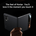 Custodia per telefono in pelle SULADA Kevlar 600D con texture e finestra, ideale per smartphone., For Galaxy Z Fold8 5G, For Galaxy Z Fold8 Ultra 5G