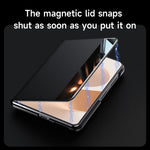 Custodia per telefono in pelle SULADA Kevlar 600D con texture e finestra, ideale per smartphone., For Galaxy Z Fold8 5G, For Galaxy Z Fold8 Ultra 5G