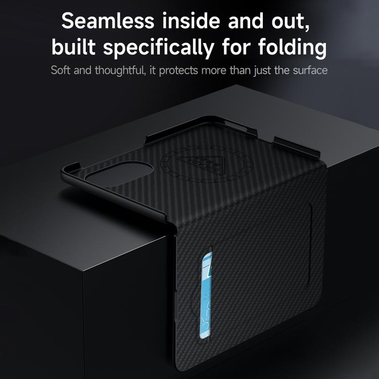 Custodia per telefono in pelle SULADA Kevlar 600D con texture e finestra, ideale per smartphone., For Galaxy Z Fold8 5G, For Galaxy Z Fold8 Ultra 5G