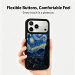 Custodia magnetica in silicone per telefono con stampa colorata, For iPhone 17 Pro Max