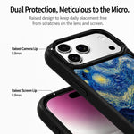 Custodia magnetica in silicone per telefono con stampa colorata, For iPhone 17 Pro Max