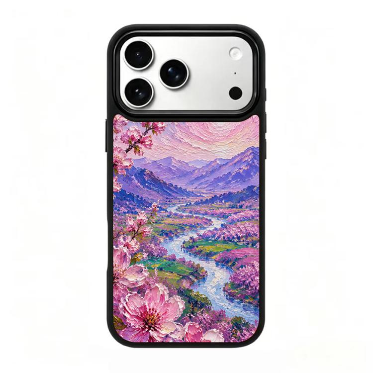Custodia magnetica in silicone per telefono con stampa colorata, For iPhone 17 Pro Max