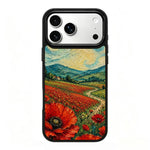 Custodia magnetica in silicone per telefono con stampa colorata, For iPhone 17 Pro Max
