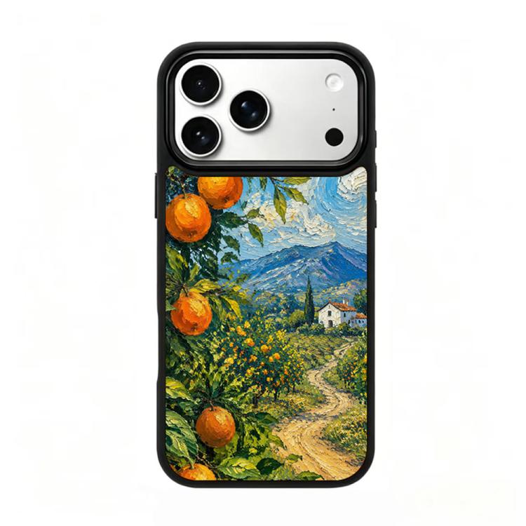 Custodia magnetica in silicone per telefono con stampa colorata, For iPhone 17 Pro Max