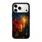 Custodia magnetica in silicone per telefono con stampa colorata, For iPhone 17 Pro