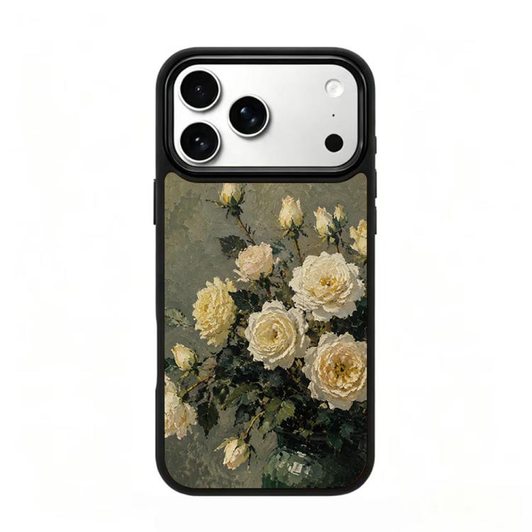 Custodia magnetica in silicone per telefono con stampa colorata, For iPhone 17 Pro