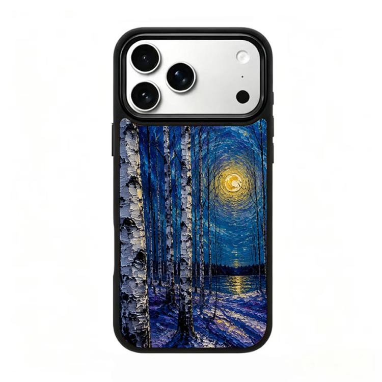 Custodia magnetica in silicone per telefono con stampa colorata, For iPhone 17 Pro