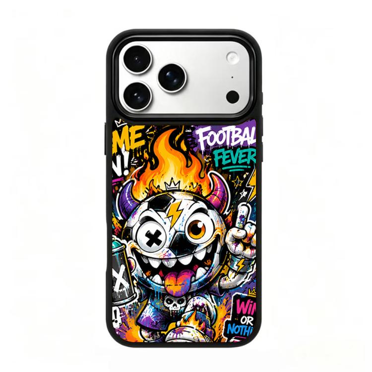 Custodia magnetica in silicone per telefono con stampa colorata, For iPhone 17 Pro