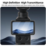 Pellicola protettiva in vetro temperato Sunnylife per DJI Osmo Pocket 4P / 4 / 3, Screen & Remote Film 2 Sets, Screen & Remote Film, Screen Film 2pcs, Screen Film