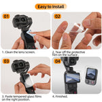 Pellicola protettiva in vetro temperato Sunnylife per DJI Osmo Pocket 4P / 4 / 3, Screen & Remote Film 2 Sets, Screen & Remote Film, Screen Film 2pcs, Screen Film