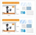 Pellicola protettiva in vetro temperato Sunnylife per DJI Osmo Pocket 4P / 4 / 3, Screen & Remote Film 2 Sets, Screen & Remote Film, Screen Film 2pcs, Screen Film