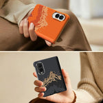 Custodia magnetica per telefono SULADA con texture a griglia di pixel in Kevlar., For Galaxy Z Fold8 5G, For Galaxy Z Fold8 Ultra 5G, For Galaxy Z Fold7 5G