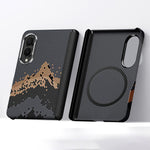 Custodia magnetica per telefono SULADA con texture a griglia di pixel in Kevlar., For Galaxy Z Fold8 5G, For Galaxy Z Fold8 Ultra 5G, For Galaxy Z Fold7 5G