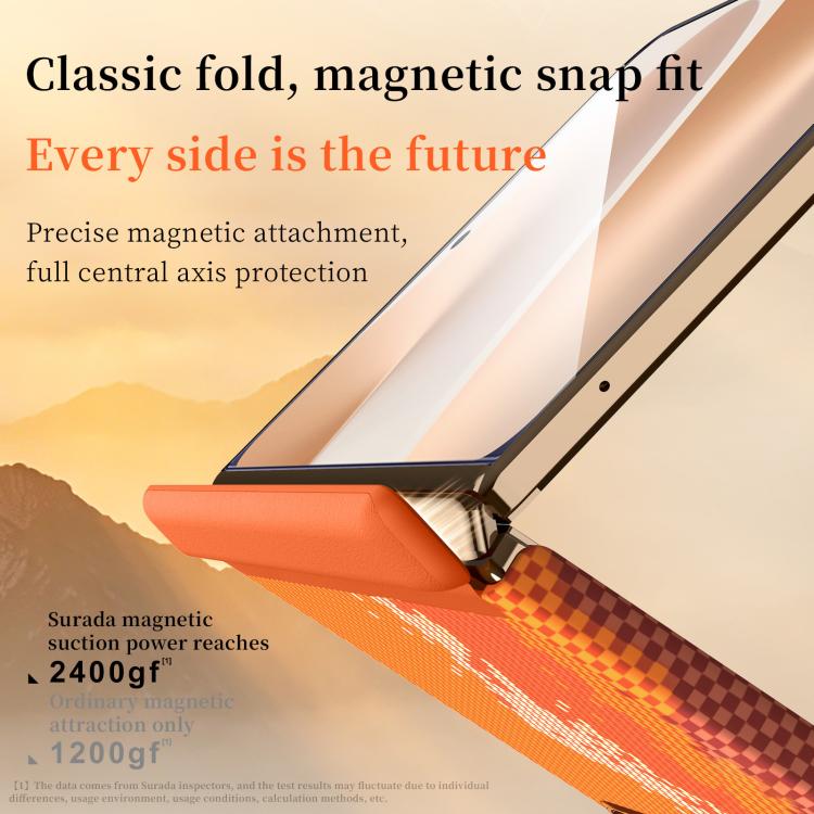Custodia per telefono SULADA con texture a griglia di pixel in Kevlar e sensazione al tatto simile alla pelle., For Galaxy Z Fold8 5G, For Galaxy Z Fold8 Ultra 5G, For Galaxy Z Fold7 5G