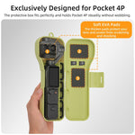 Sunnylife - Protezione per fotocamera gimbal con cordino, custodia protettiva antiurto e scatola di conservazione, For DJI Osmo Pocket 4P