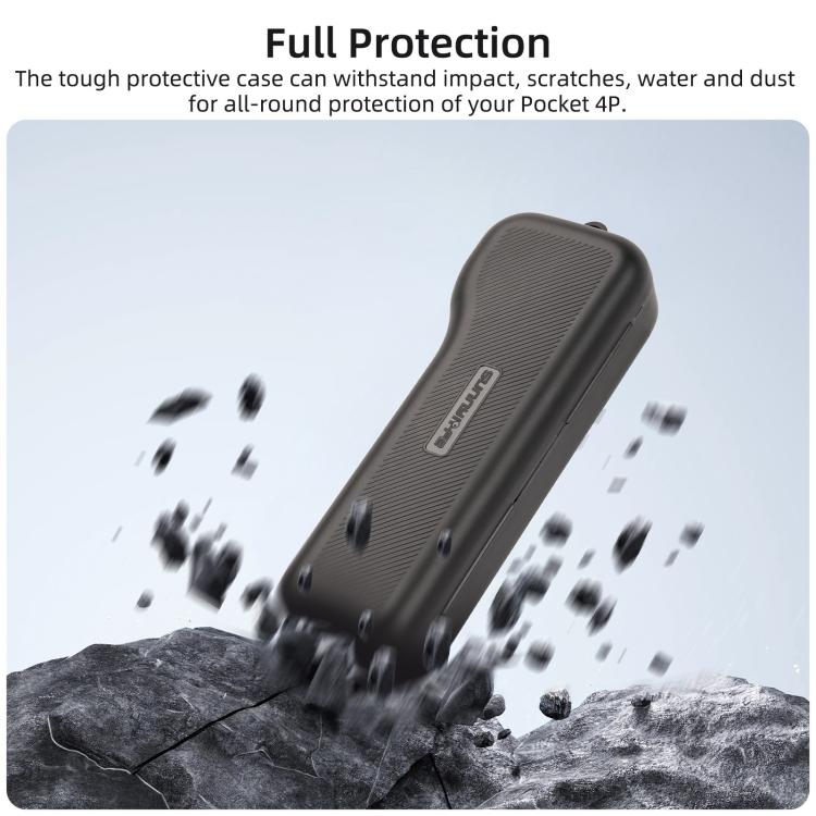 Sunnylife - Protezione per fotocamera gimbal con cordino, custodia protettiva antiurto e scatola di conservazione, For DJI Osmo Pocket 4P