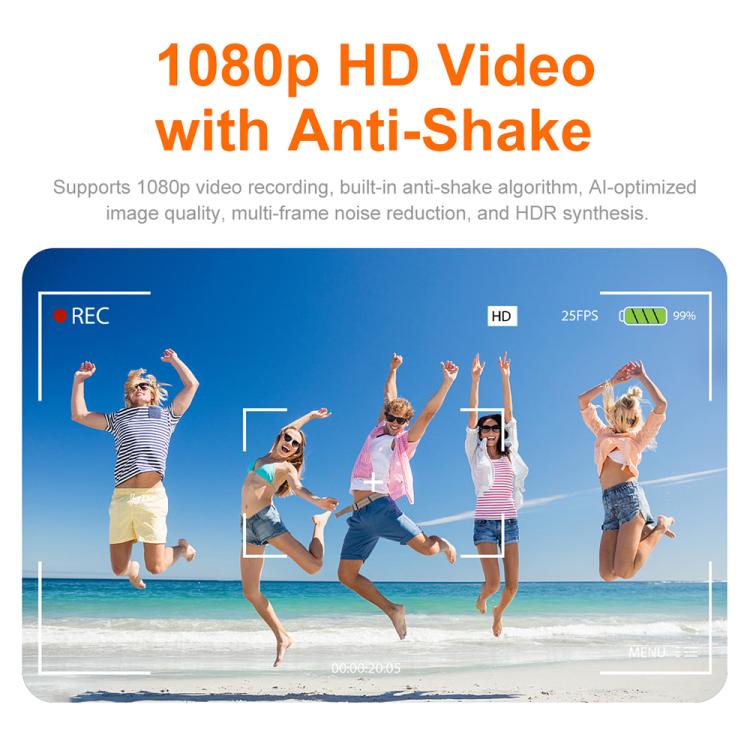 Occhiali intelligenti XK One Pro con intelligenza artificiale per la traduzione automatica, fotocamera HD da 8 MP, registrazione video, trasmissione Wi-Fi e assistente vocale AI., 8MP Camera