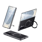 Custodia per telefono SULADA in pelle pieno fiore con supporto magnetico MagSafe., For Galaxy Z Fold8 5G, For Galaxy Z Fold8 Ultra 5G