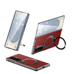 Custodia per telefono SULADA in pelle pieno fiore con supporto magnetico MagSafe., For Galaxy Z Fold8 5G, For Galaxy Z Fold8 Ultra 5G