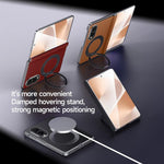 Custodia per telefono SULADA in pelle pieno fiore con supporto magnetico MagSafe., For Galaxy Z Fold8 5G, For Galaxy Z Fold8 Ultra 5G
