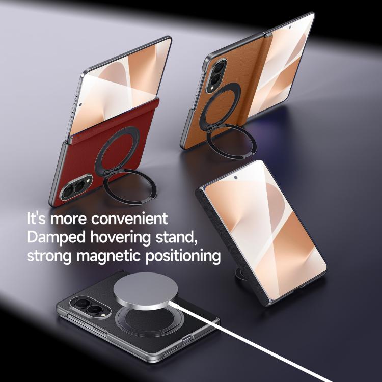 Custodia per telefono SULADA in pelle pieno fiore con supporto magnetico MagSafe., For Galaxy Z Fold8 5G, For Galaxy Z Fold8 Ultra 5G