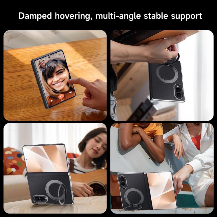 Custodia per telefono SULADA in pelle pieno fiore con supporto magnetico MagSafe., For Galaxy Z Fold8 5G, For Galaxy Z Fold8 Ultra 5G