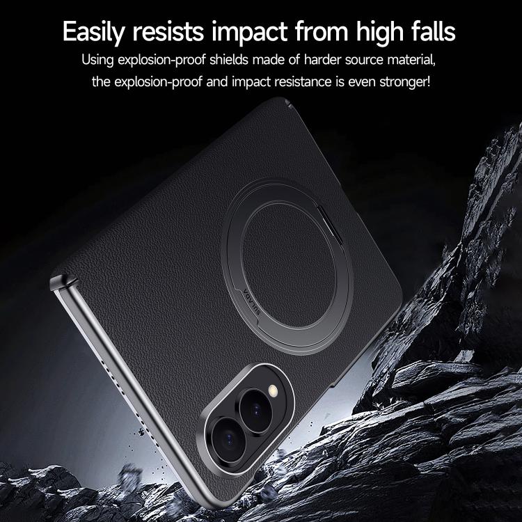 Custodia per telefono SULADA in pelle pieno fiore con supporto magnetico MagSafe., For Galaxy Z Fold8 5G, For Galaxy Z Fold8 Ultra 5G