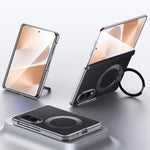 Custodia per telefono SULADA in pelle pieno fiore con supporto magnetico MagSafe., For Galaxy Z Fold8 5G, For Galaxy Z Fold8 Ultra 5G