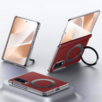 Custodia per telefono SULADA in pelle pieno fiore con supporto magnetico MagSafe., For Galaxy Z Fold8 5G, For Galaxy Z Fold8 Ultra 5G