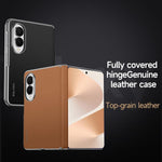 Custodia per telefono SULADA senza cornice, in pelle bovina con strato superiore superiore., For Galaxy Z Fold8 5G, For Galaxy Z Fold8 Ultra 5G